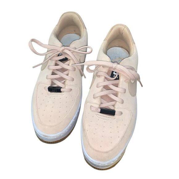 Size 7.5 - Nike Air Force 1 Sage Low Particle Beige Womans - Picture 2 of 10